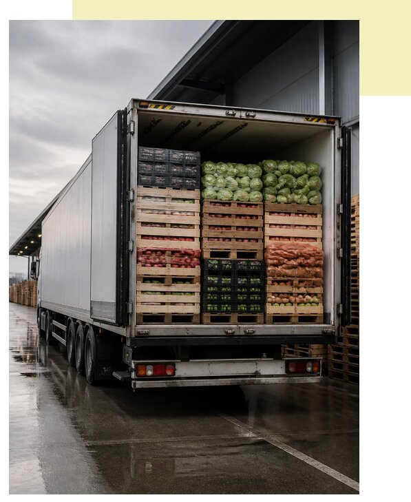 Перевозка плодоовощной продукции в Бирск по цене от 5197 р. | Агросервис-Брк